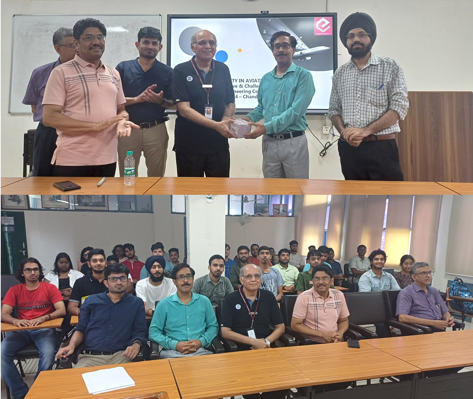 Expert Lecture by Prof. Ashwani Sharma at Aerospace Engineering Department